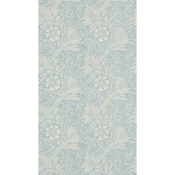 Marigold Wallpaper 210368 by Morris & Co in Wedgewood Blue