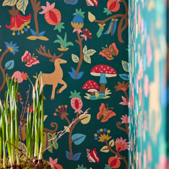 Forest of Dean Wallpaper 217219 by Sanderson in Midnight Multi