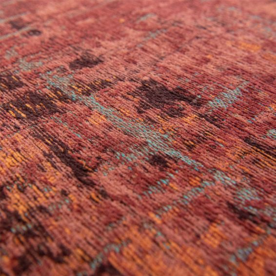 Louis De Poortere Streaks 9126 Circle Rugs Nassau Red