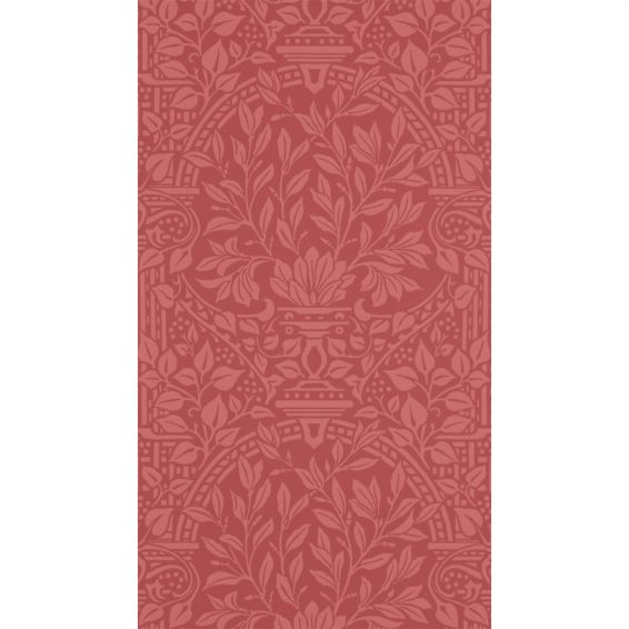 Garden Craft Wallpaper 210356 by Morris & Co in Brick Red