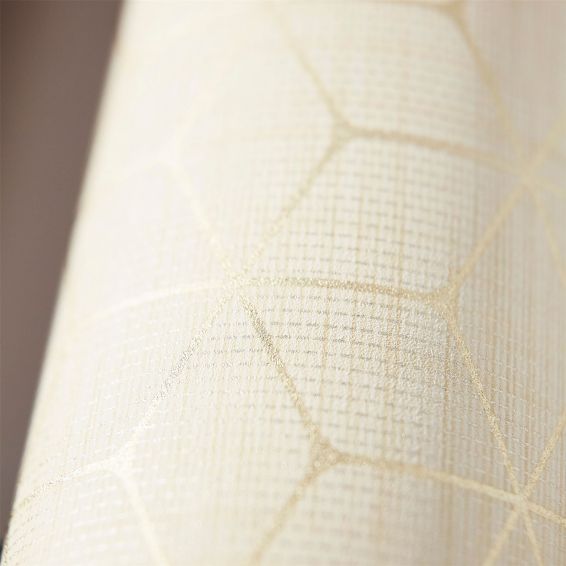 Vault Geometric Wallpaper 112084 by Harlequin in Maize Yellow