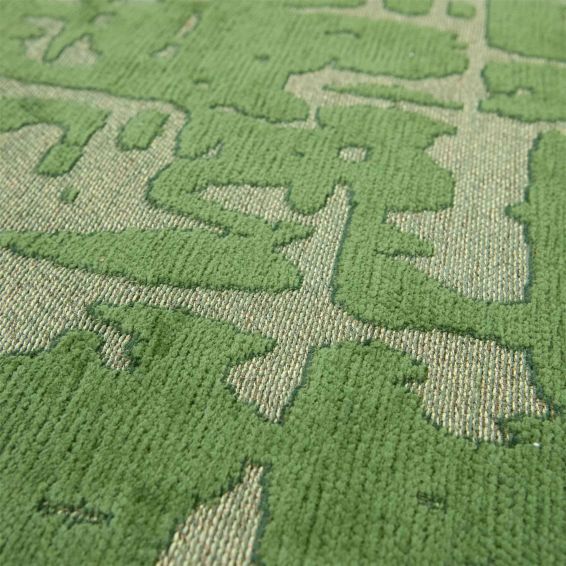 Louis De Poortere Abstract Structures Baobab Rugs 9202 in Perriers Green