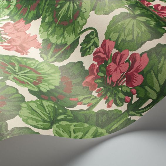 Geranium Wallpaper 11034 by Cole & Son in Parchment White