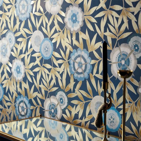 Komovi Wallpaper 112160 by Harlequin in Midnight Gold Yellow