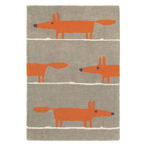 Scion Mr Fox Rugs 25303 Cinnamon