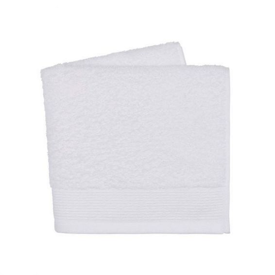 Noi Plain Cotton Bamboo Towel in White