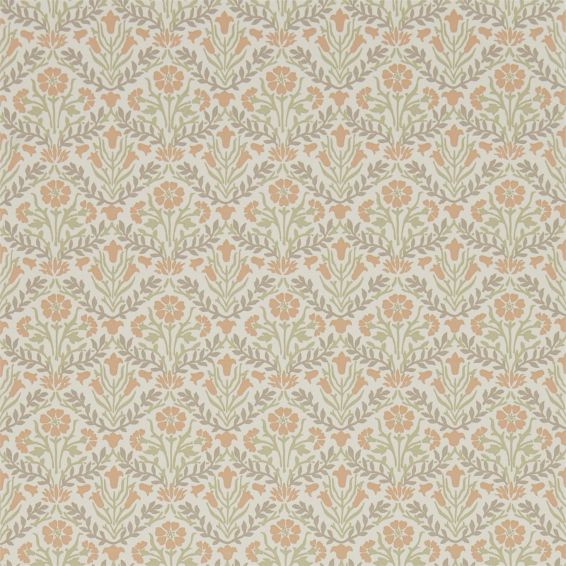Morris Bellflowers 216438 by Morris & Co in Saffron Olive Green