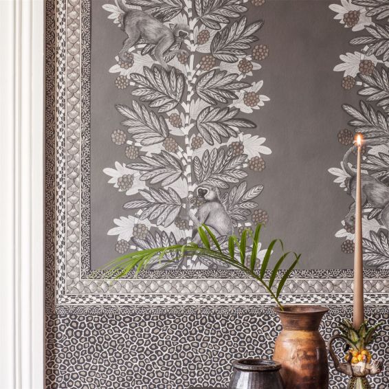 Acacia Wallpaper 11055 by Cole & Son in Metallic Silver