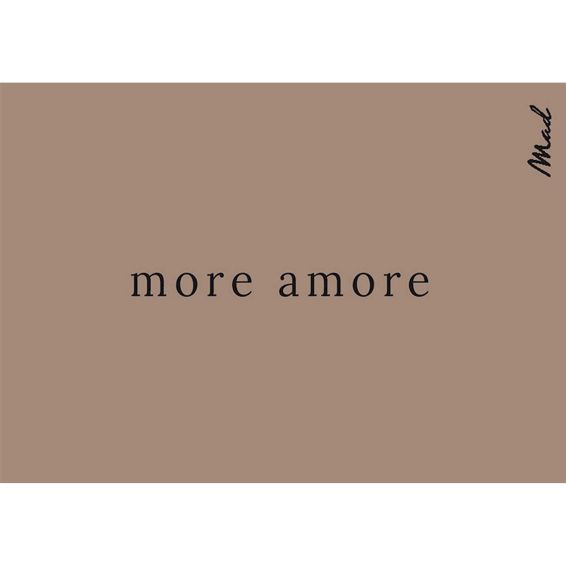 Amelie Washable more amore Floor Mats in Brown