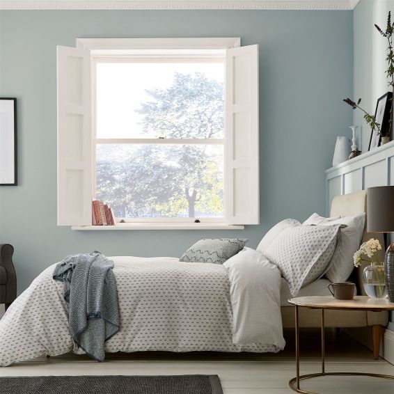 Edie Organic Cotton Bedding and Pillowcase By Murmur in Lough Green