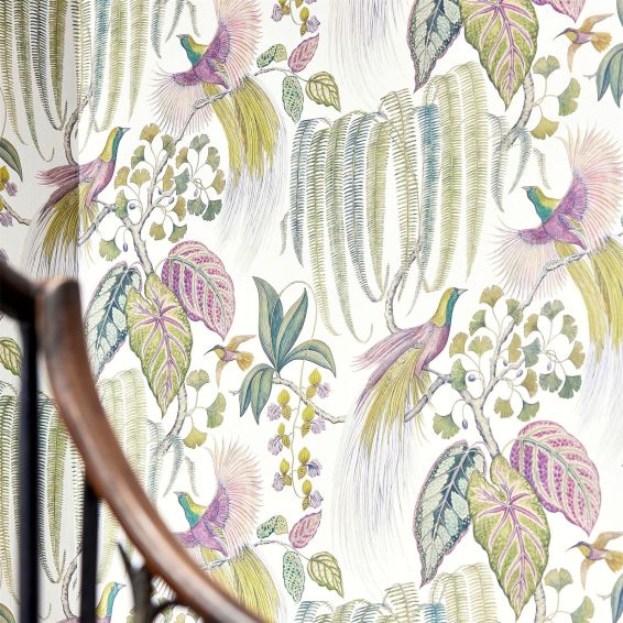 Bird Of Paradise Wallpaper 216654 by Sanderson in Orchid Purple