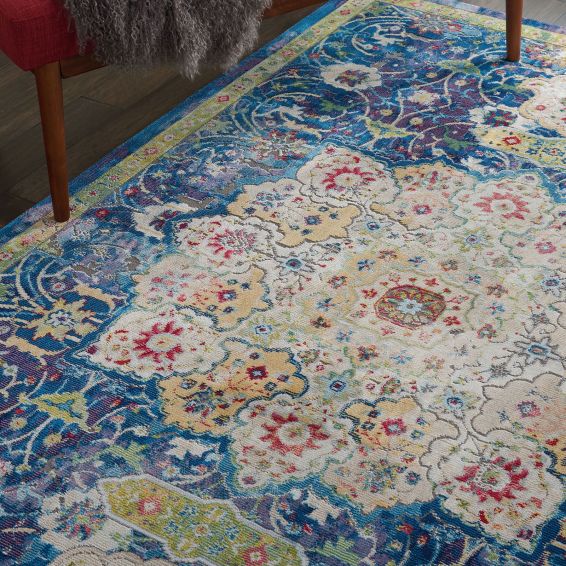 Ankara Global Rugs ANR03 in Blue