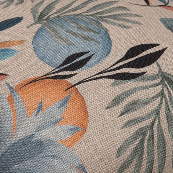 Mid Summer Floral Bolster Cushion by Scatter Box in Natural