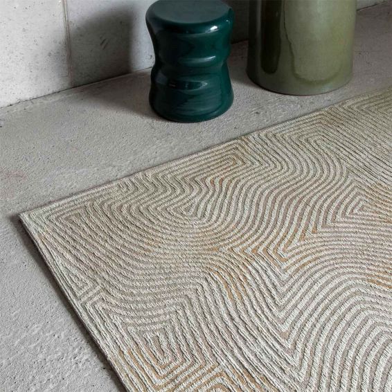 Louis De Poortere Meditation Coral Rug 9229 in Shell Beige