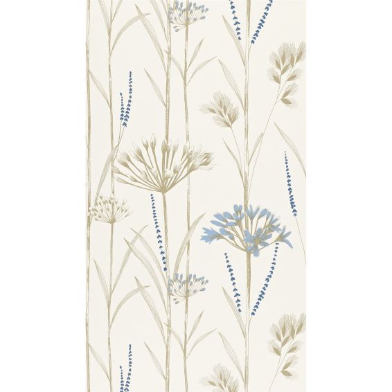 Gardinum Wallpaper 110557 by Harlequin in Chalk Wedgewood Gold