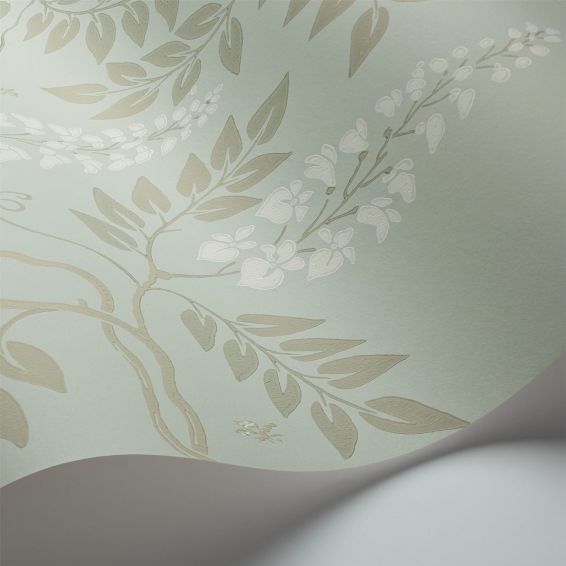 Egerton Wallpaper 100 9044 by Cole & Son in Duck Egg Green