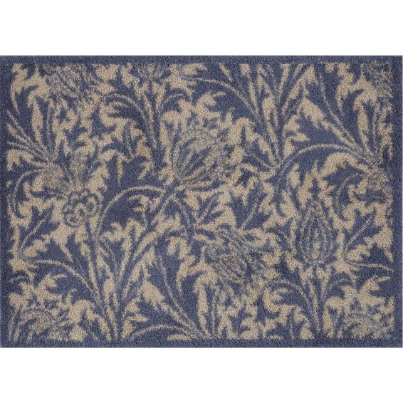 Morris and Co Thistle Doormats in Blue Blue by Turtlemat