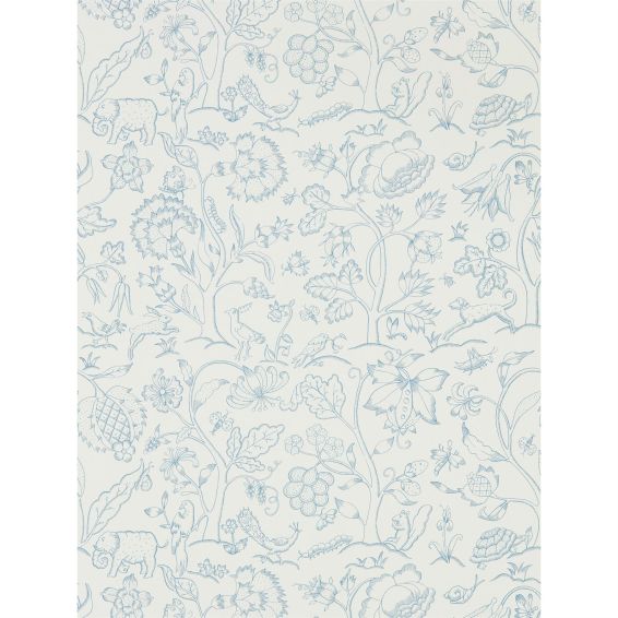 Middlemore Wallpaper 216698 by Morris & Co in Cornflower Chalk White
