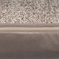 Leah Rustic Two Toned Cushion in Natural Brown
