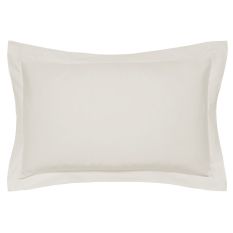 Plain Oxford Pillowcase By Bedeck of Belfast in Cashmere Cream