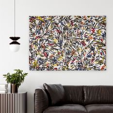 Louis De Poortere Designer Graffito Rugs in 9144 Street Graph