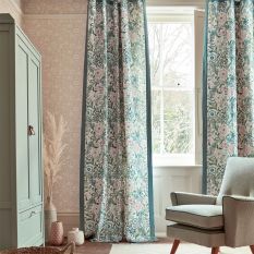 Mallow Wallpaper 216675 by Morris & Co in Dusky Rose Pink