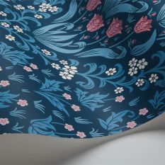 Tudor Garden Wallpaper 2004 by Cole & Son in Denim Blue