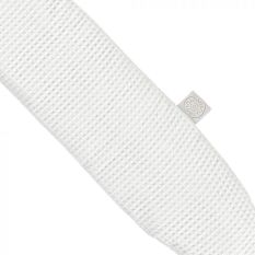 YuYu Cotton Waffle Hot Water Bottle in White