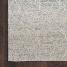 Nourison Exhale Abstract Runner Rugs EXL02 in Ivory Grey