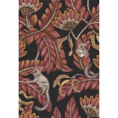 Bush Baby Wallpaper 119 7033 by Cole & Son in Crimson Red