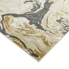 Aurora Marble AU08 Rugs in Gold Grey