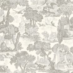 Versailles Wallpaper 99 15061 by Cole & Son in Charcoal Grey
