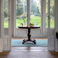 Mari Botanical 081507 Rug by Laura Ashley in Mineral Green