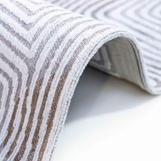 Louis De Poortere Meditation Coral Rug 9228 in Oyster White