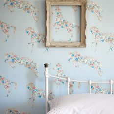 Pretty Ponies Wallpaper 214035 by Sanderson in Chintz Blue