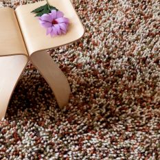Rocks 70523 Asymmetric Shaggy Rugs by Brink and Campman in Pumpkin