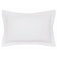 Plain Oxford Pillowcase By Bedeck of Belfast in Silver Grey