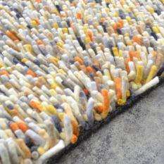Brink and Campman Rocks Multi Shaggy Wool Rugs 70213
