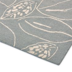 Orto 125404 Wool Rugs by Scion in Frost Grey