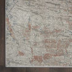 Rustic Textures RUS15 Abstract Rugs in Grey Rust