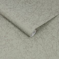 Gypsophila Wallpaper 120388 by Clarissa Hulse in Spring Green Silver