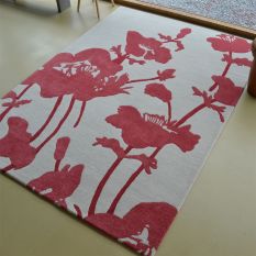 Floral 300 Rugs 039600 in Poppy by Florence Broadhurst