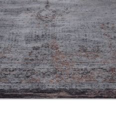 Louis De Poortere Fading World Medallion Rugs 8257 Grey Ebony