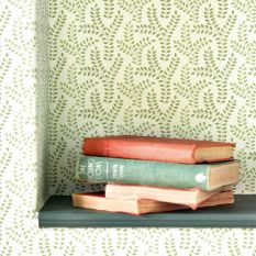 Yarton Wallpaper 216887 by Sanderson in Moss Green