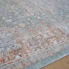 Elegant Heirlooms ELH01 Traditional Persian Rugs by Nourison in Ivory Green