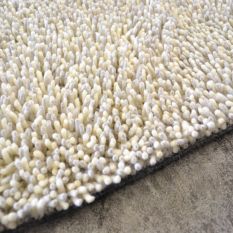 Gravel Mix Shaggy Rugs by Brink & Campman 68209 White Grey