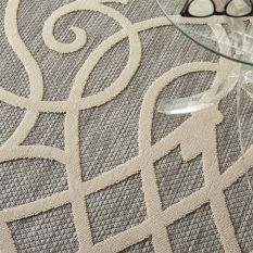 Cozumel CZM04 Indoor Outdoor Modern Rugs in Grey
