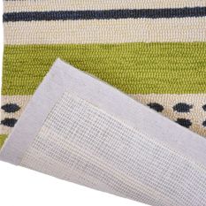 Scion Rivi Kiwi Stripe Outdoor Rugs 426908 Green