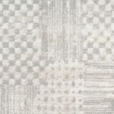 Glitz GLZ09 Geometric Rugs by Nourison in Silver Grey