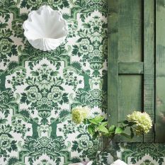 Lola Wallpaper 13040 by Cole & Son in Forest Green